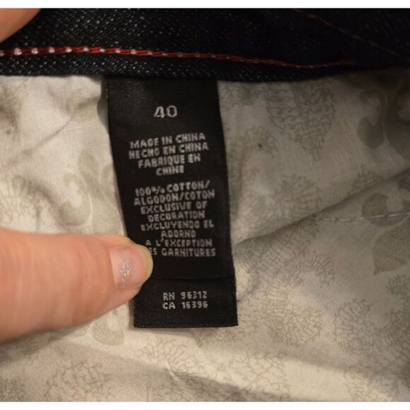 Y2K Enyce Sean Combs Jeans Mens 40x32 Blue Baggy Hip Hop Streetwear Grunge 90s - Picture 10 of 11